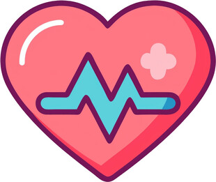 心脏救助医疗UI图标png免抠