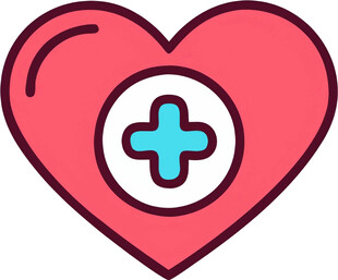 心脏救助医疗UI图标png免抠