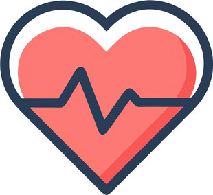 心脏救助医疗UI图标png免抠