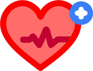 心脏救助医疗UI图标png免抠