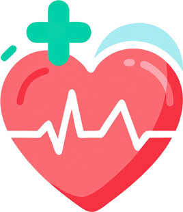 心脏救助医疗UI图标png免抠