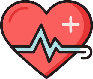 心脏救助医疗UI图标png免抠