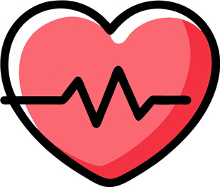 心脏救助医疗UI图标png免抠