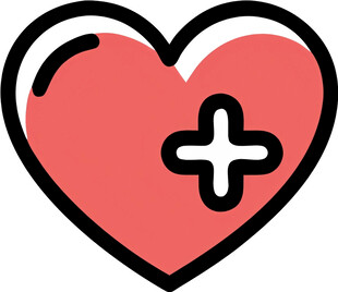 心脏救助医疗UI图标png免抠