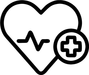 心脏救助医疗UI图标png免抠