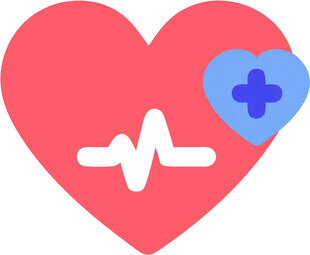 心脏救助医疗UI图标png免抠