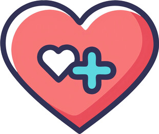 心脏救助医疗UI图标png免抠