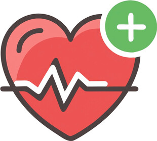 心脏救助医疗UI图标png免抠