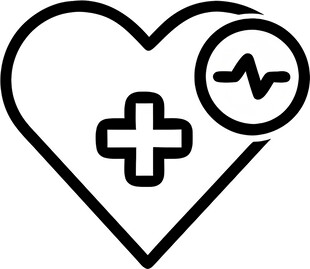 心脏救助医疗UI图标png免抠