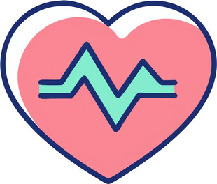 心脏救助医疗UI图标png免抠