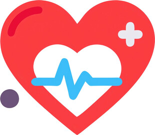 心脏救助医疗UI图标png免抠