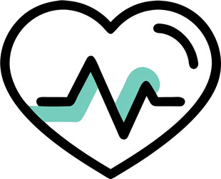 心脏救助医疗UI图标png免抠