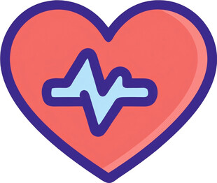 心脏救助医疗UI图标png免抠