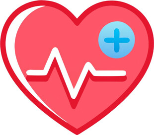 心脏救助医疗UI图标png免抠