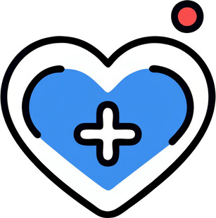 心脏救助医疗UI图标png免抠