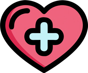 心脏救助医疗UI图标png免抠