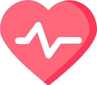 心脏救助医疗UI图标png免抠