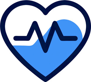 心脏救助医疗UI图标png免抠