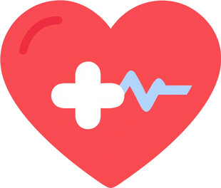 心脏救助医疗UI图标png免抠