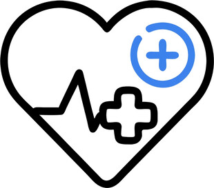 心脏救助医疗UI图标png免抠