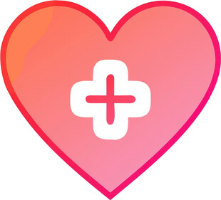 心脏救助医疗UI图标png免抠