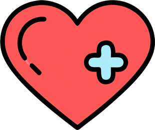 心脏救助医疗UI图标png免抠