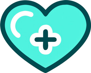 心脏救助医疗UI图标png免抠