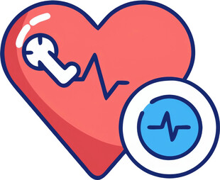 心脏救助医疗UI图标png免抠