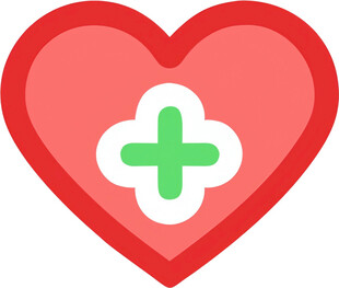 心脏救助医疗UI图标png免抠