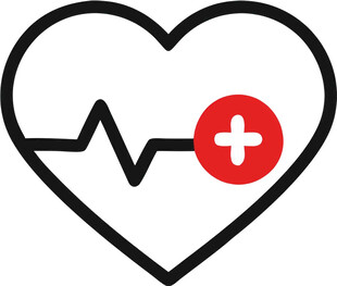 心脏救助医疗UI图标png免抠