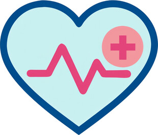 心脏救助医疗UI图标png免抠