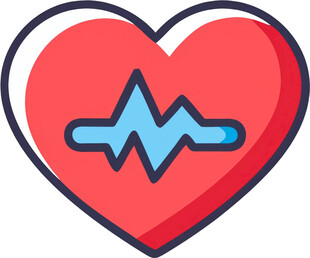 心脏救助医疗UI图标png免抠