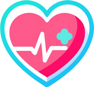 心脏救助医疗UI图标png免抠