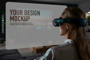 VR大屏幕贴图样机