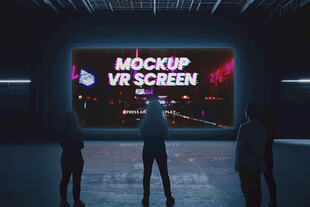 大屏幕贴图样机