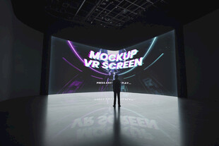 大屏幕贴图样机