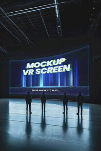 大屏幕贴图样机