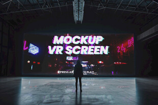 大屏幕贴图样机