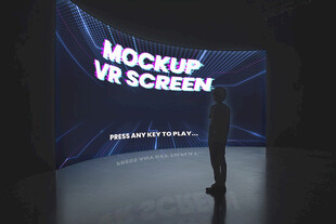 大屏幕贴图样机