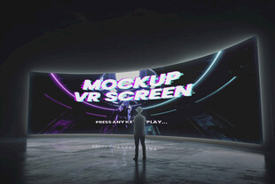 大屏幕贴图样机