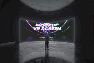 大屏幕贴图样机