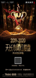 地产开盘热销海报