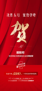 地产销售喜报贺报战报