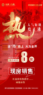 地产热销海报