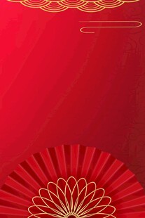 红色传海报展板背景