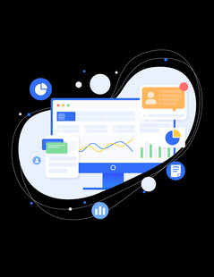 3D立体云计算图标