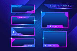 赛博朋克网络游戏边框