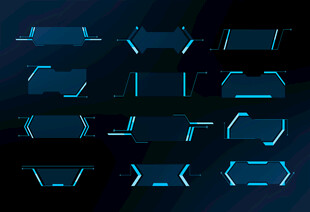 网络科技游戏边框