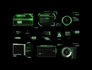 赛博朋克网络游戏科技边框