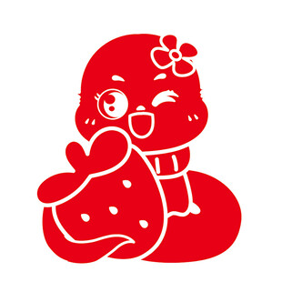 卡通蛇IP 吉祥物 线稿插画 